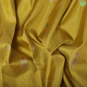 sage green silver gold zari set butta design borderless trendy silk saree