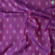 Magenta Purple With Semi Contrast Pythonic Design Border Trendy Designer Silk Saree