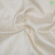 White silver zari small rangoli lines peach orange silver zari multi design border exclusive bridal silk saree