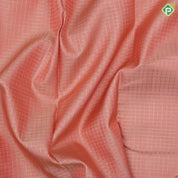 peach gold zari solid zari kattam checks design self gold zari rettapet border koorai silk saree