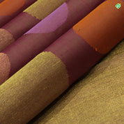 Onion Pink Colour Big Multi Colour Round Motifs Trendy Silks Saree
