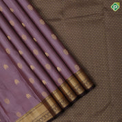 Royal Blue Gold Zari Flower Butta Design Rexsona Green Ruthracham Flower Border Design Pure Mix Silk Saree