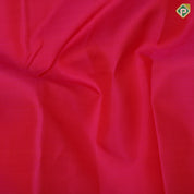 Rose pink full body plain gold self gold zari temple border traditional silk saree