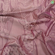 Peach color Durgai amman all god tale posture design divine effect self border signature edition silk saree