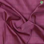 Dark onion pink self checks design black tri color zari round butta border soft silk saree