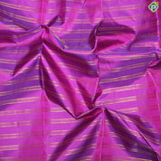 Magenta Color Gold Zari Lines With Rexsona Green Color Border Traditional Silk Saree