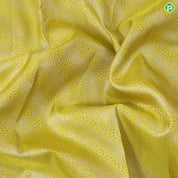 lemon yellow silver zari geometric design contrast purple gold zari border exclusive bridal silk saree
