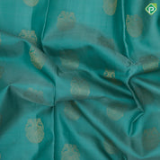 peacock green gold zari kandapiranda butta dark green gold zari fancy border traditional silk saree