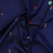 grape brown gold zari meena work butta design self color meena work rangoli border soft silk saree