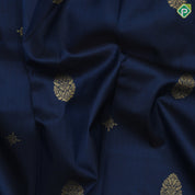 Midnight blue gold zari thilagam butta design rose pink gold zari mango design butta lines border gift silk saree