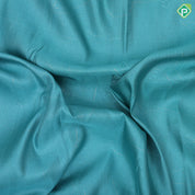 Sea foam green silver zari spider net and dots elephant grey wind design border signature trendy designer silk saree