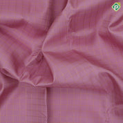 Blush Pestel Gold Zari Vairaoosi Checks Peacock Design Self Colour Bavanji Border Design Traditional Silk Saree