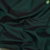 Bottle Green With Silver Zari Fancy Ikkat Design Butta Border Trendy Designer Silk Saree