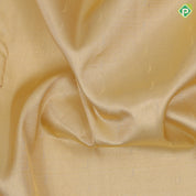 creamy gold gold zari fancy tissue temple design orangish red gold zari multi lines border traditional vintage silk saree