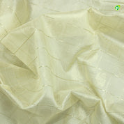 Beige With Peacock And Chakra Motifs Kuppadam Pure Silk Cotton Saree
