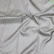 Peach green Thread Baby Pink Floral Design With Big Flower Border Design Trendy Silk Saree