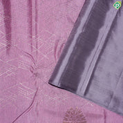 Baby Pink Silver And Gold Zari Pine Tree Design  With Self Color Border Trendy Silk Saree
