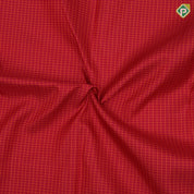 Red Colour Thread Vairaoosi Checks Design Self Colour Gold Zari Mayilkan Border Design Traditional Silk Saree