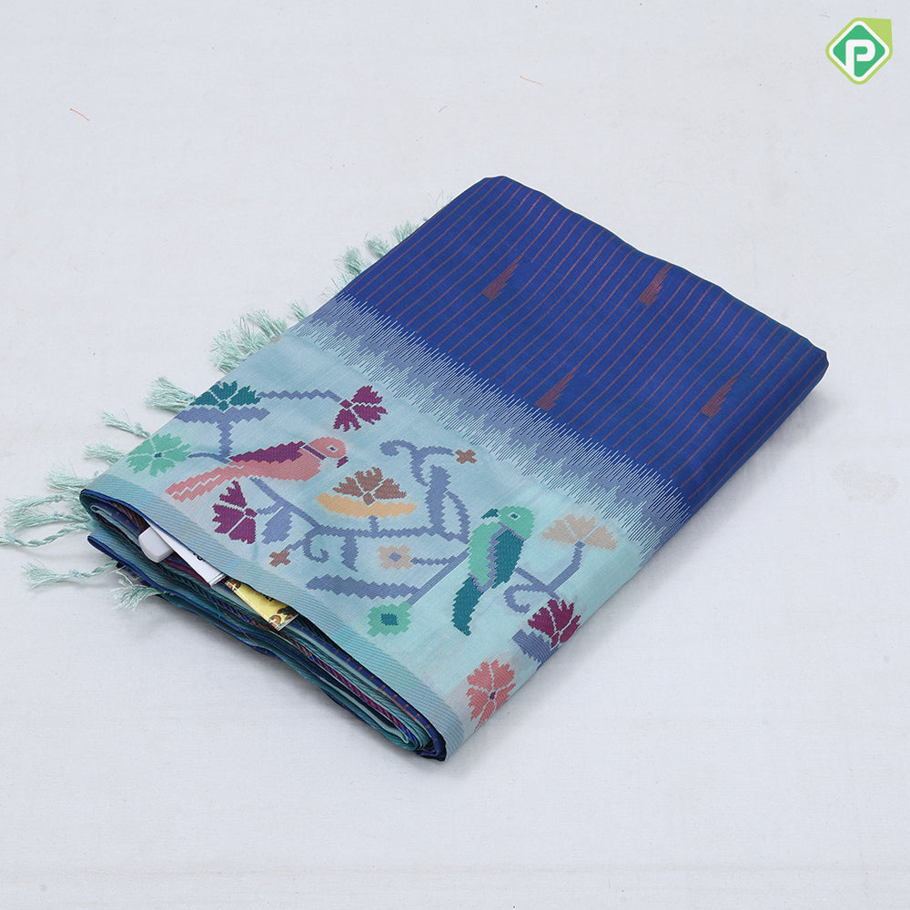 Trending solid colors pythonic design border summer soft fancy material saree