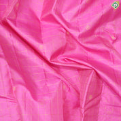 Pink Color Gold Zari With Self Color  Border Traditional Silk Saree