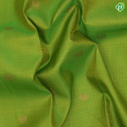 parrot green gold zari  peacock checks design  purple colour vairaoosi peacock and mango border design traditional silk saree