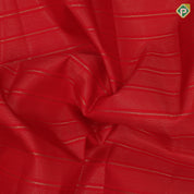 Chilly red gold zari velthaari vairaoosi lines design self gold zari orange padded butta retta pattai vintage silk saree