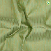 Pista Green Gold Zari Arrow Design Chilly Red Floral Border Design Traditional Silk Saree