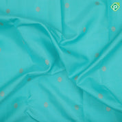 Rexona green silver gold zari rudraksham butta design lavender silver gold zari banaras style border fusion silk saree