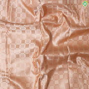 Khaki With Gold Zari Borderless Trendy Designer Silk Saree