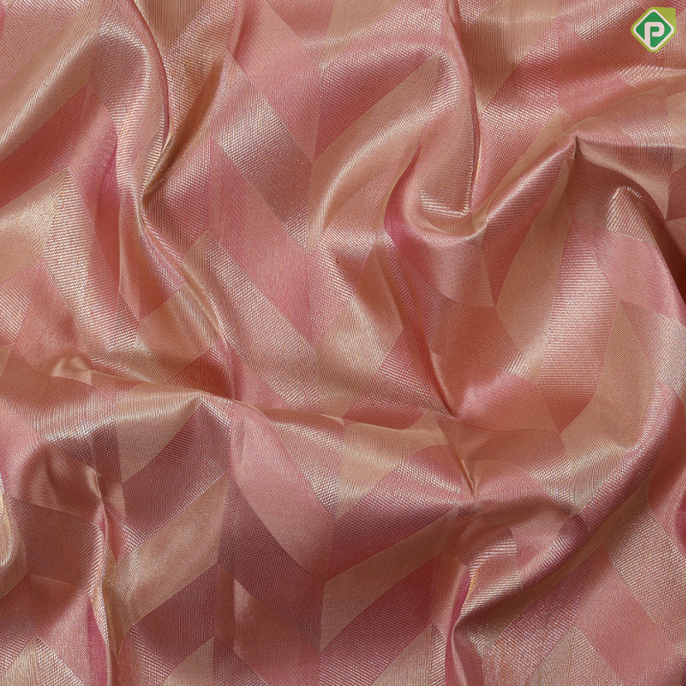 Dark lavender silver gold zari arrow line design beige silver gold zari spin weave design Trendy silk saree