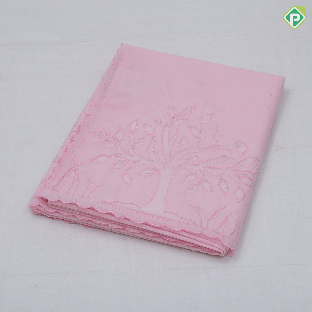 Trendy Colour Flower Floral Design Edge Weave Border Design Trendy Fancy Cotton Saree