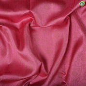 pale Pink grand floral thread work design onion pink gold zari border trendy silk saree