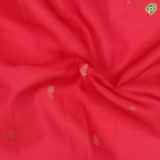 Chilly Red Gold Zari Flower Thilagam Butta Design Rexsona Green Floral Border Design Pure Mix Silk Saree