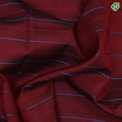 Maroon Zero Zari Veldhari Design Rama Green Peacock Elephant Border Design Traditional Silk Saree
