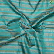 Rama Green Gold And Silver Zari With Meena Work Border Traditional Silk Saree