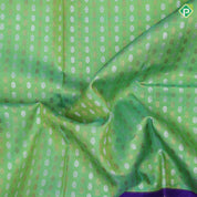 Pista green silver gold zari thousand butta design purple blue gold zari peacock butta lines high border bridal silk saree
