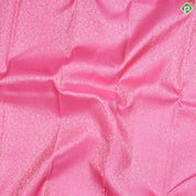 Light Pink With Gold Zari Body Design Self Colour With Green Edge Border Grand Silk Saree