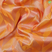 Dark lavender silver gold zari arrow line design beige silver gold zari spin weave design Trendy silk saree