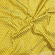 Lemon Yellow With Sage Green Soft Silk Thread Diya Design High Border Trendy Designer Silk Saree