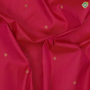 Rani pink gold zari vaira oosi lines ruthratcha design dark pink wave border design traditional silk saree