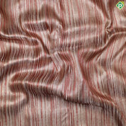 Dusty Pink Silver Gold Zari With Dark Onion Pink Border Fancy Trendy Silk Saree