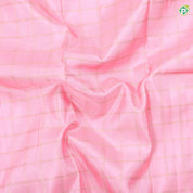 baby pink gold zari zari kattam design self rettapet border bridal silk saree