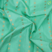 Pista green gold zari thousand butta design rani red gold zari floral border traditional silk saree
