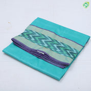 Solid dark color body design contrast ikkat design border 10 yards silk cotton saree