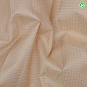 cream white gold zari vairaoosi checks design rani red gold zari kamadenu butta pichwai border traditional silk saree