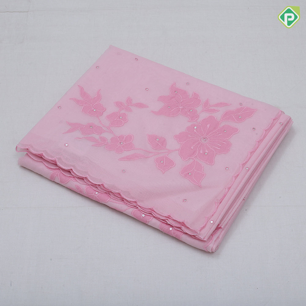 Trendy Colour Flower Floral Design Edge Weave Border Design Trendy Fancy Cotton Saree