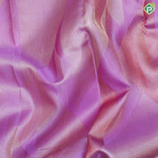 lavender base zari by zari crystal shape design borderless trendy designer tissue silk saree