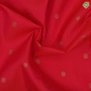 Rani pink gold zari peacock chakaram design purple wave border design traditional silk saree