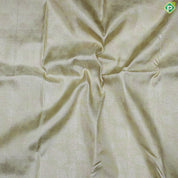 Light Lemon Yellow Gold and Silver Zari With Butterfly Butta Border Trendy Silk Saree