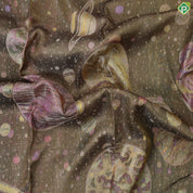 Multi color galaxy inspired hand woven signature edition silk saree